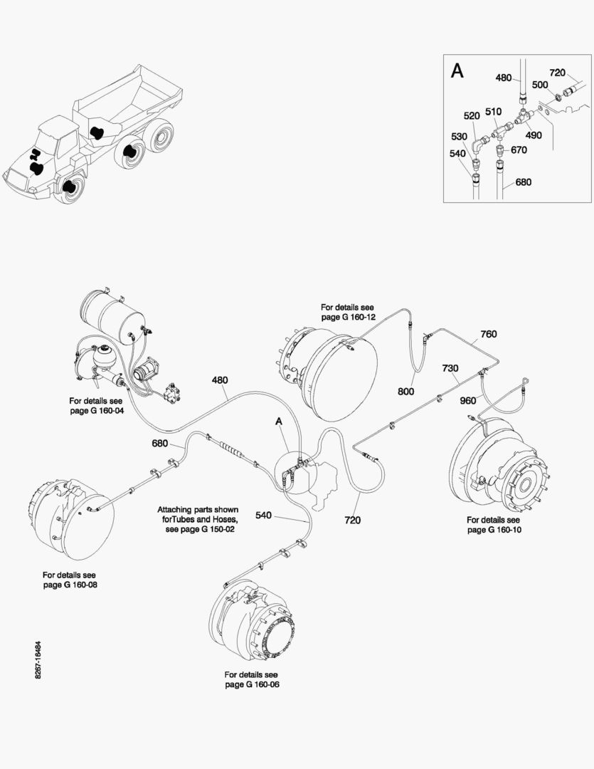 G160-2 BRAKE SYSTEM 2 - OVERVIEW [710002~710044]