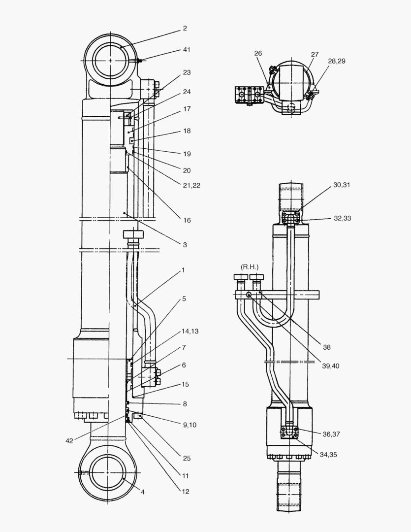 7451 BOOM CYLINDER-R.H. [806~]