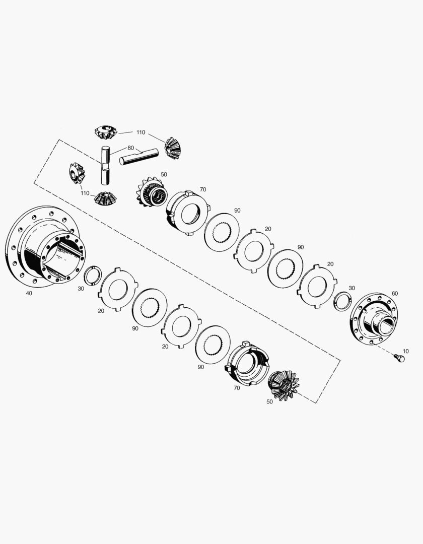 3360 LIMIT SLIP DIFFERENTIAL-REAR AXLE [2001~2076] купить в СПб