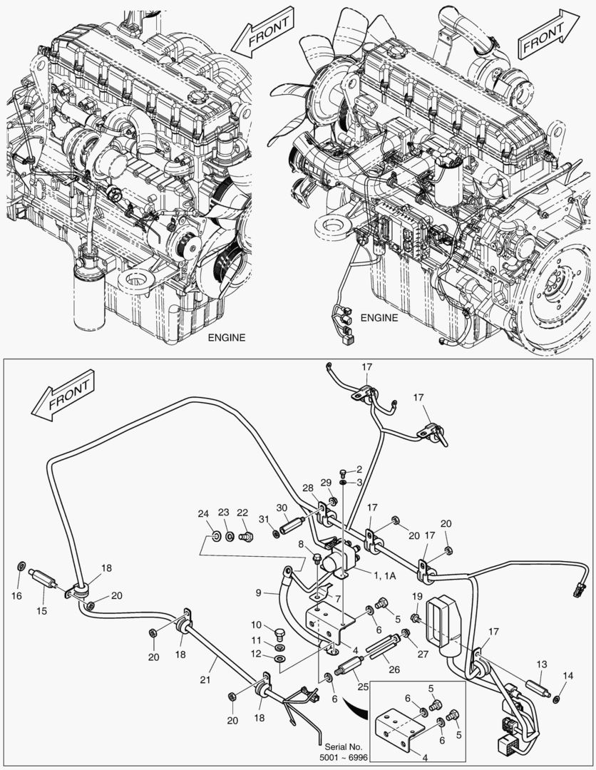 1710 ELECTRIC PARTS - ENGINE [5001~9129] купить в СПб