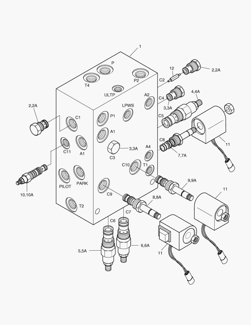 3450 BRAKE & PILOT SUPPLY VALVE купить в СПб