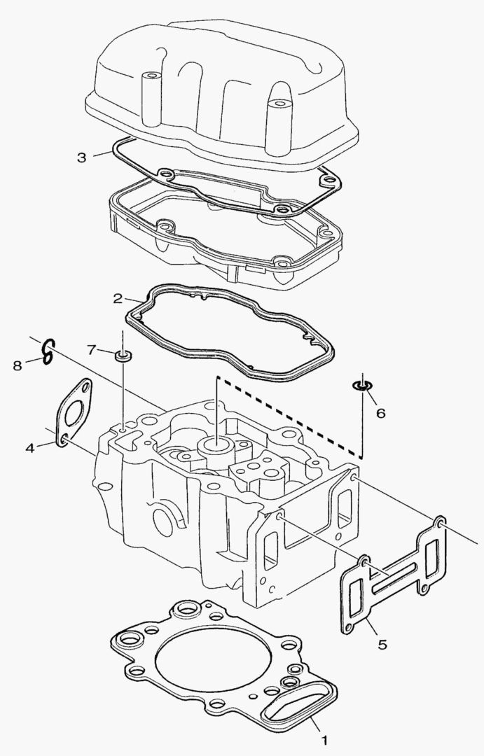 G010-22 GASKET KIT CYLINDER HEAD купить в СПб