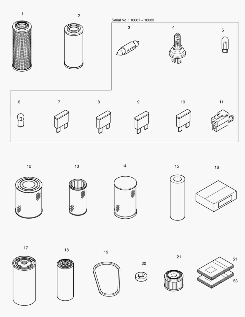 4110 SPARE PARTS купить в СПб