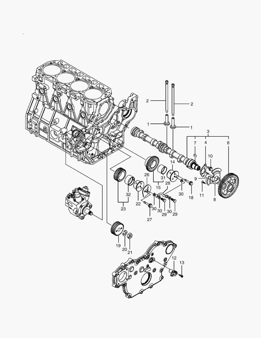 018 CAMSHAFT & DRIVING GEAR