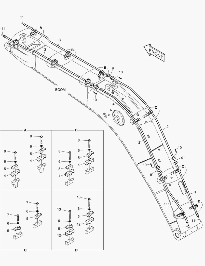 ГИДРОСИСТЕМА СТРЕЛЫ - СТРЕЛА 4.3 м (ВРАЩАЮЩИЙСЯ) купить в СПб
