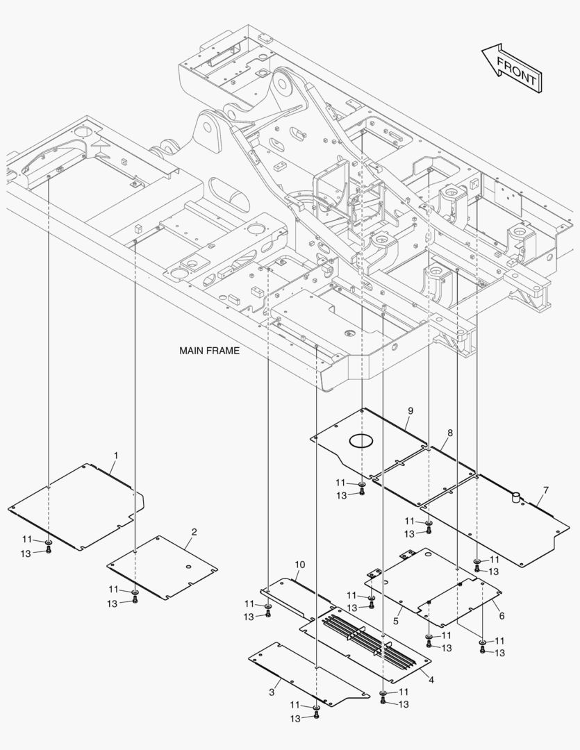 6130 UNDER COVER - FUEL FILLER PUMP [5001~5098] купить в СПб