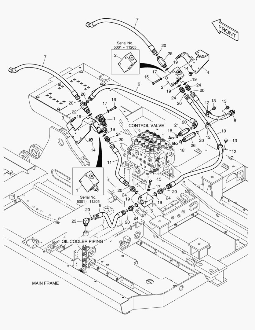 7090 MAIN PIPING - TWO WAY(ARTI. BOOM) [5001~11237] купить в СПб