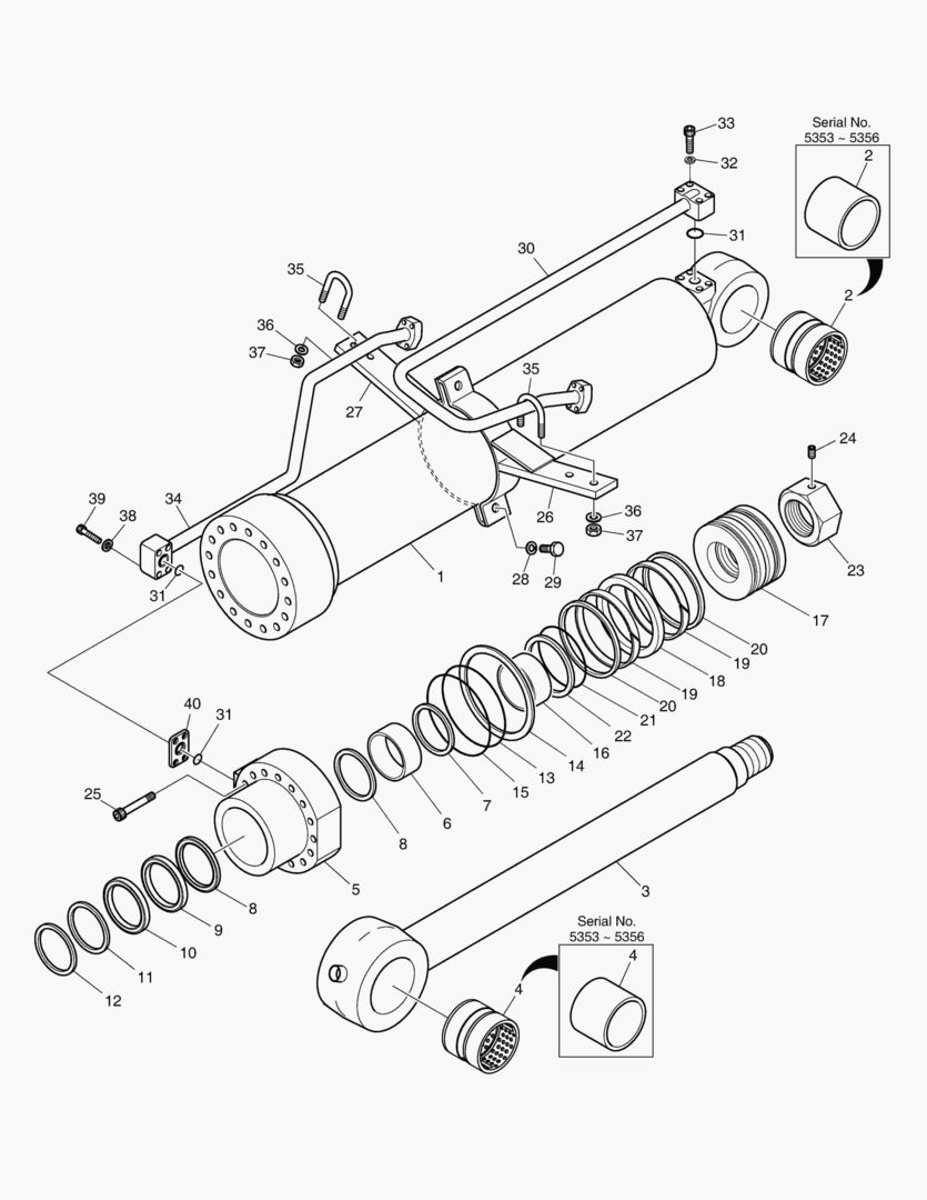 4342 ARTI. BOOM CYLINDER [5353~] купить в СПб