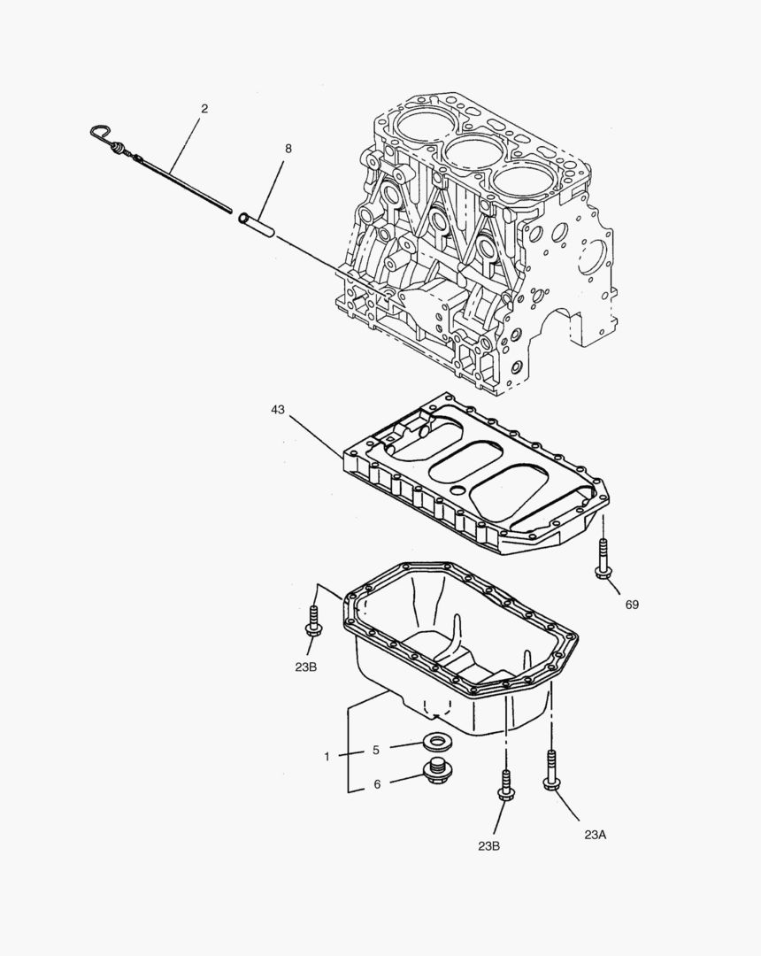 154 OIL PAN AND LEVER GAUGE [20592~] купить в СПб