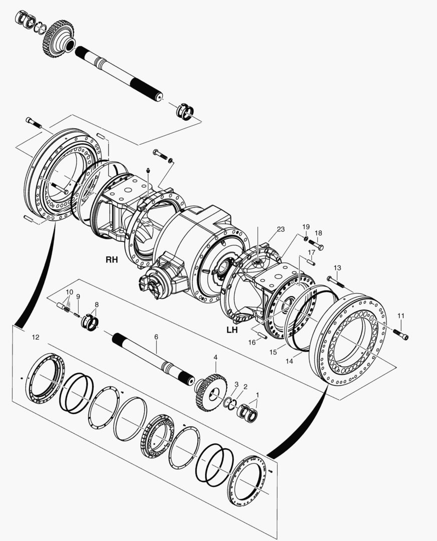 G092-50 AXLE HOUSING L.H. ASS`Y купить в СПб
