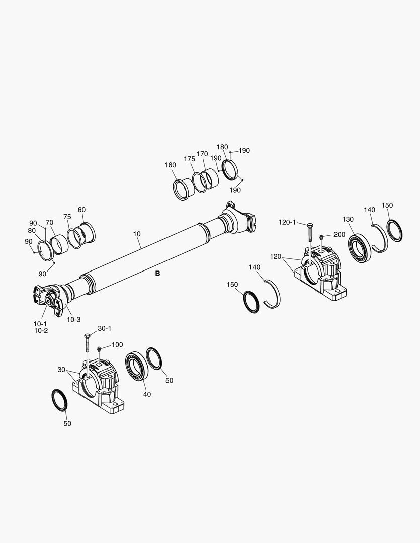 G110-30 INTERMEDIATE SHAFTS купить в СПб