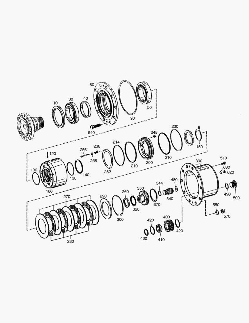 4670 OUTPUT-REAR AXLE [1001~1630] купить в СПб