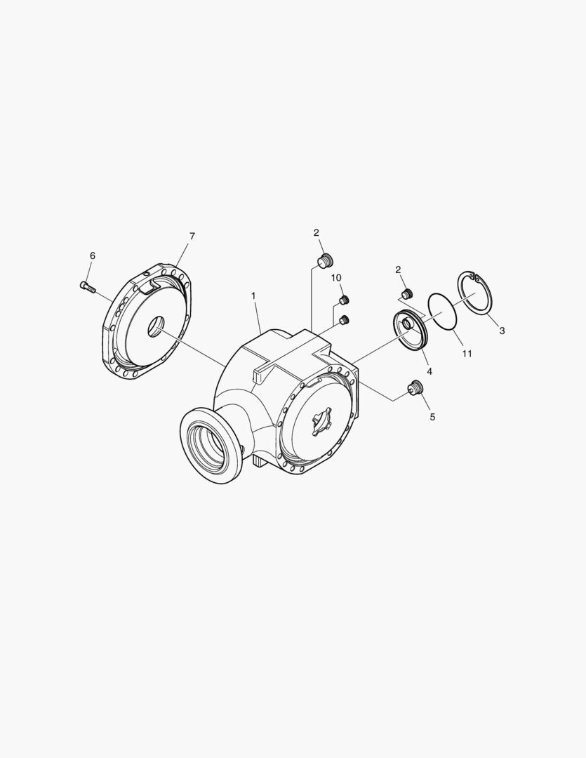 4421 REAR AXLE(1) [7112~8068] купить в СПб