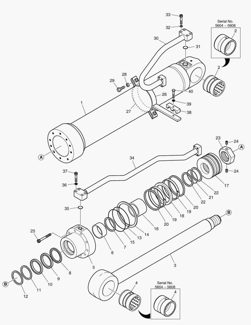 4222 BOOM CYLINDER - L.H [5604~] купить в СПб
