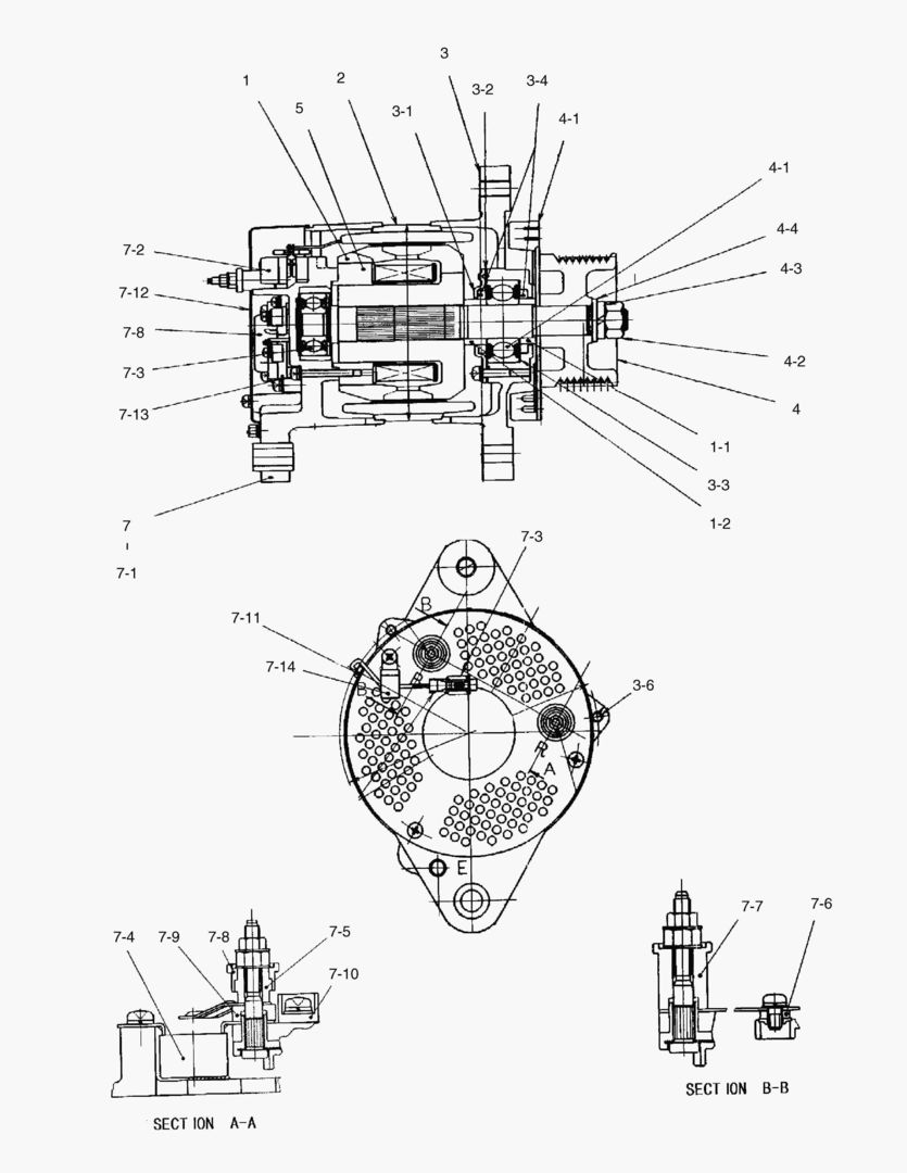 1666 ALTERNATOR [1024~1060]