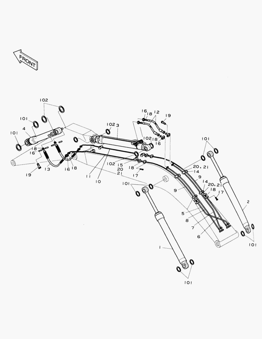 3130 FRONT PIPING [5001~5364]