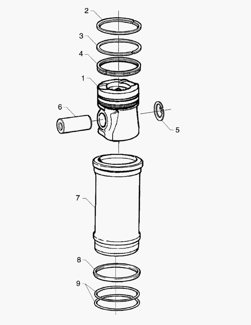 G010-54 REPAIR KIT; PISTON AND CYLINDER купить в СПб