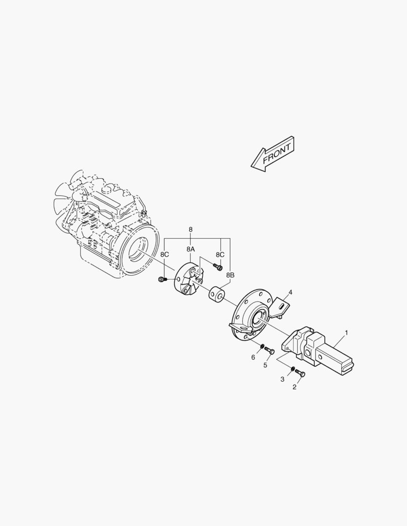 1280 PUMP MOUNTING [20001~20591] купить в СПб