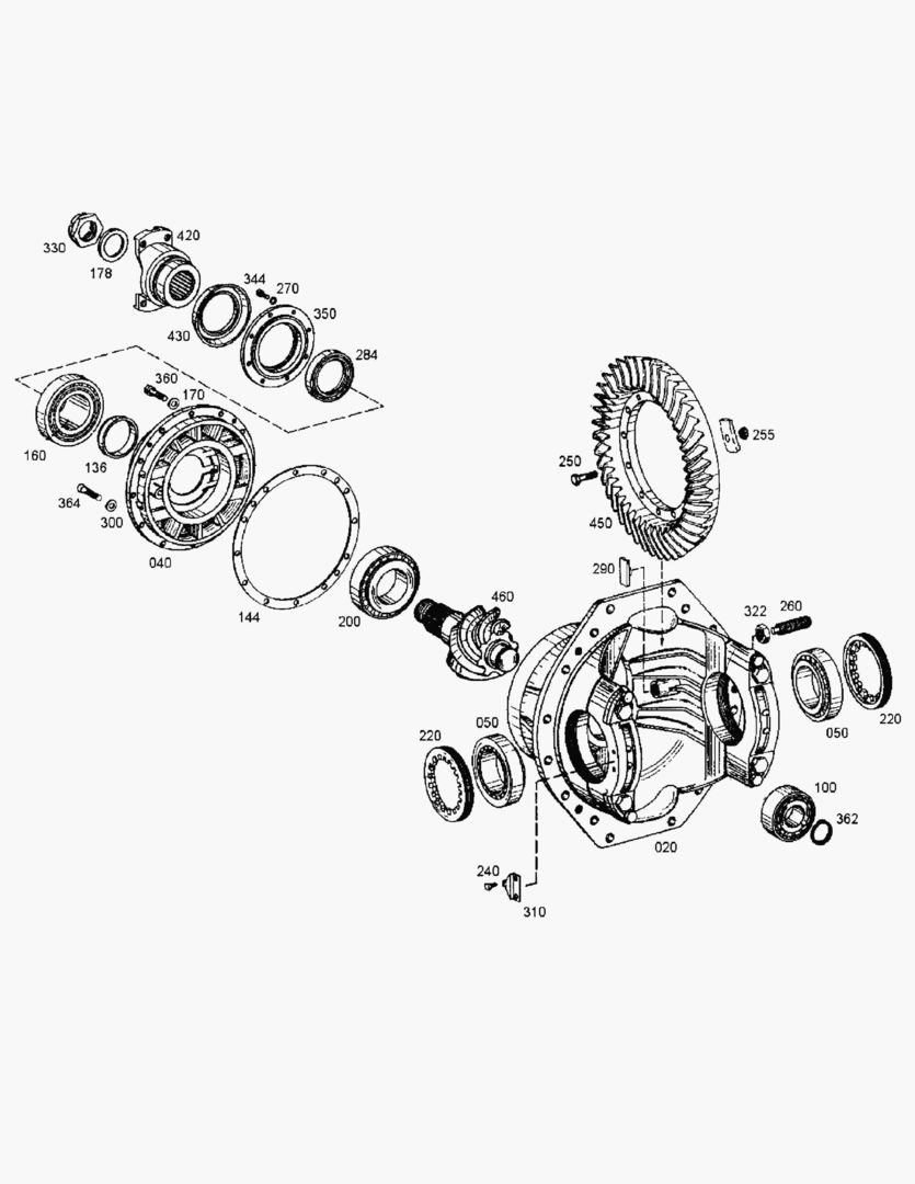 G039-5 DIFFERENTIAL; REAR [513105~] купить в СПб