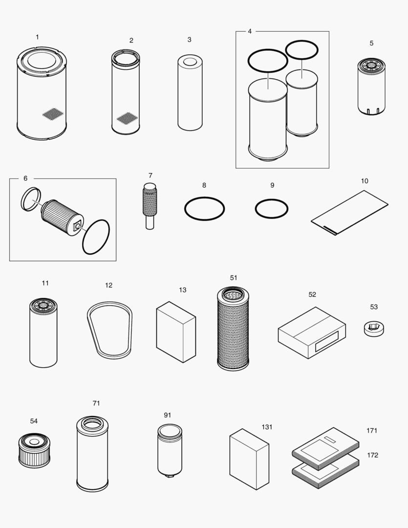 4110 SPARE PARTS