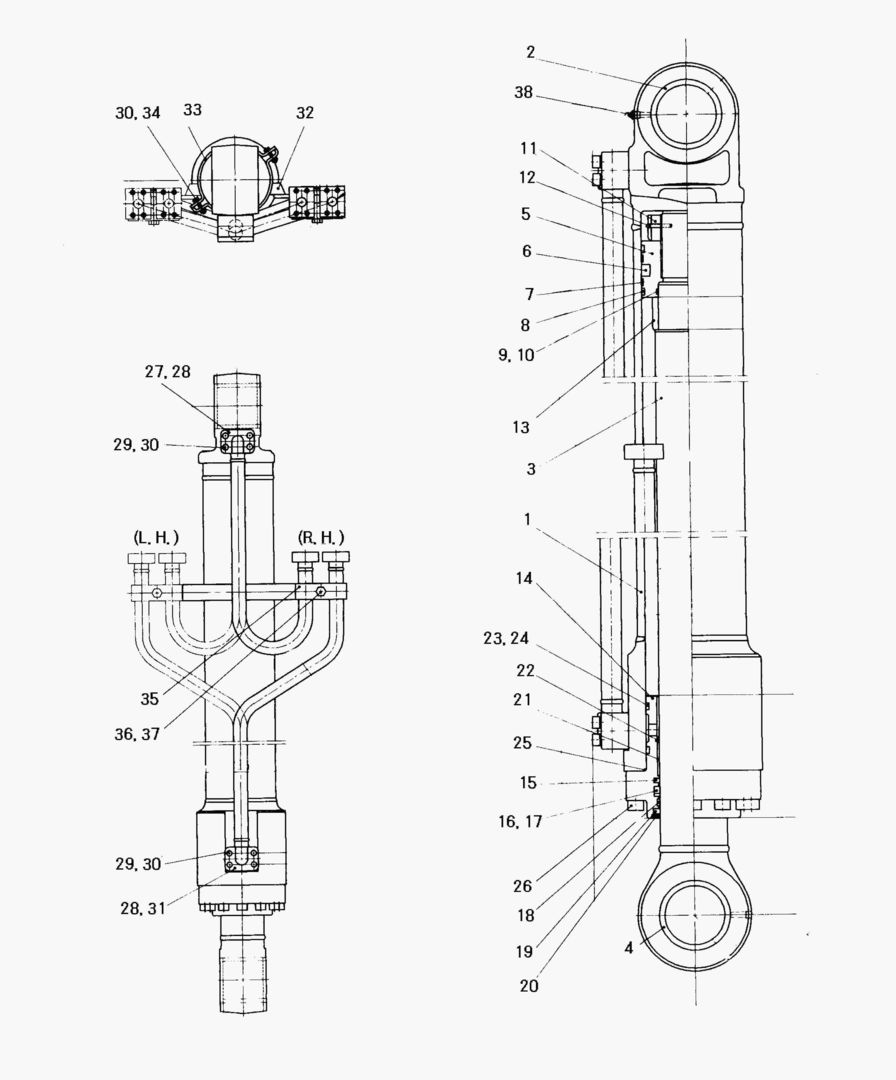 7450 BOOM CYLINDER-R.H. [1~805] купить в СПб