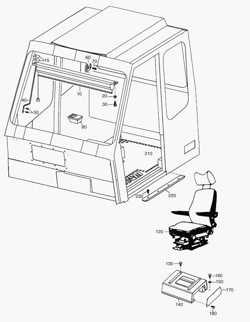 G320-4 CAB EQUIPMENT INSIDE купить в СПб