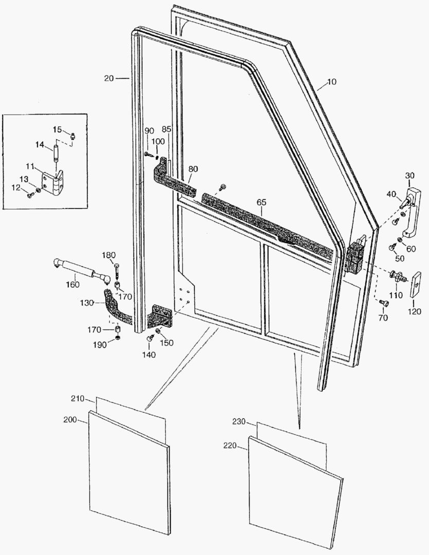 G340-4 CABIN DOOR купить в СПб