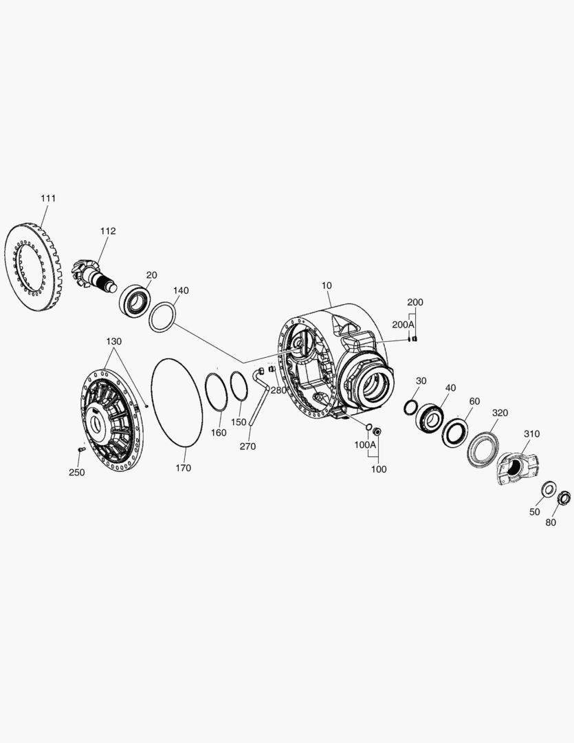 3740 DIFFERENTIAL CARRIER - FRONT AXLE(DHL) [10079~]