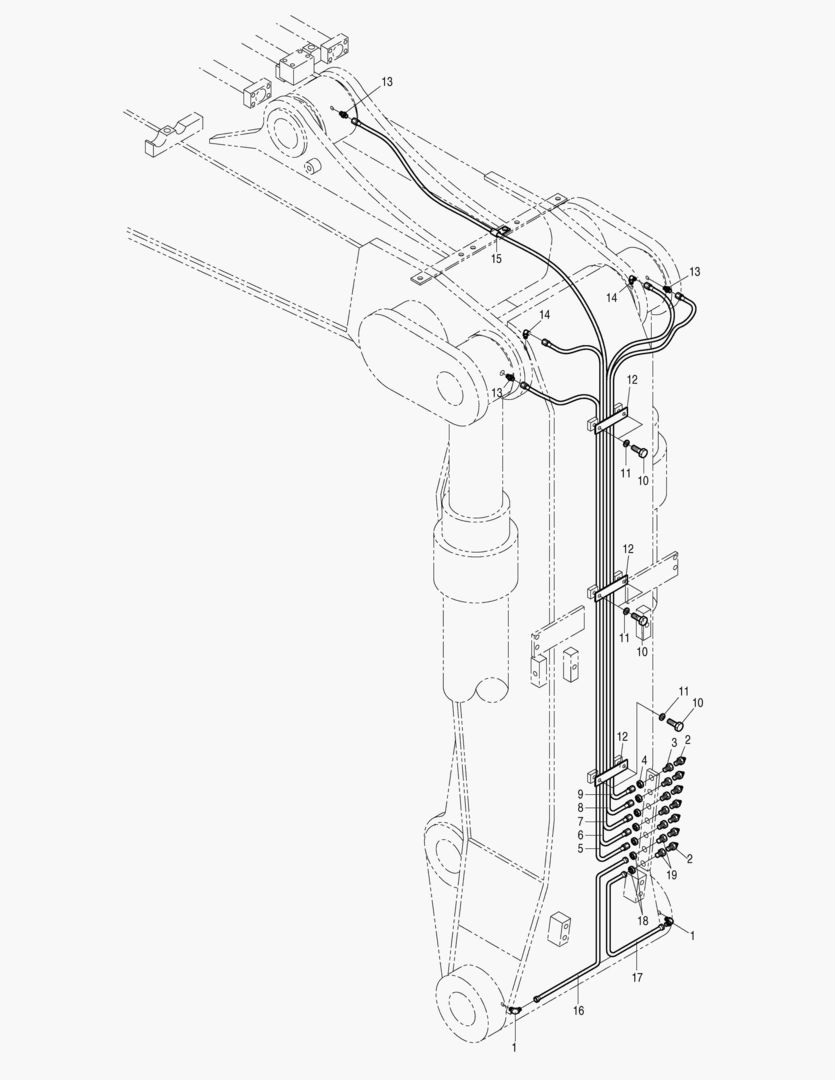 7350 FRONT LUBRICATOR PIPING-ARTI.BOOM [1121~] купить в СПб