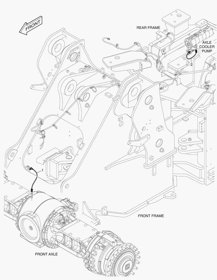 5820 JOINT HARNESS - AXLE OIL COOLER