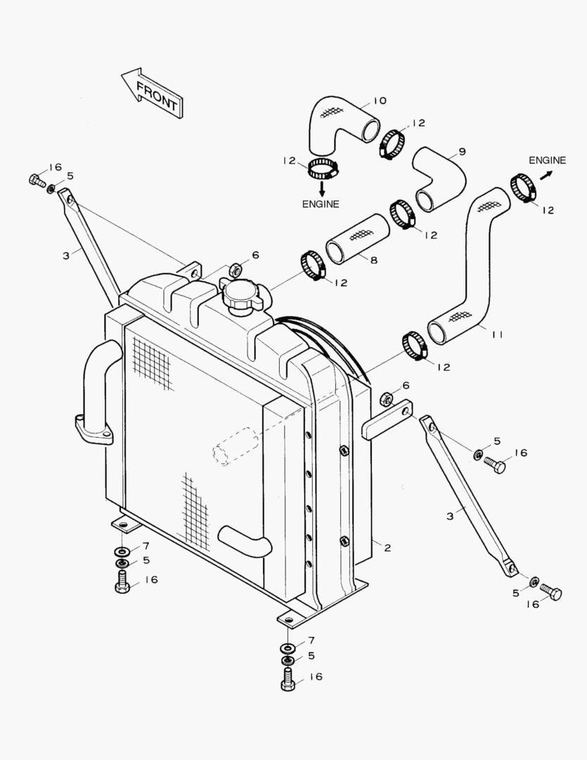 1140 RADIATOR & OIL COOLER