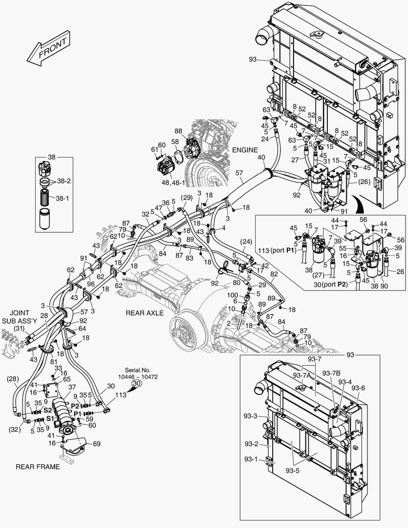 5890 OIL COOLER PIPING - AXLE(2) купить в СПб