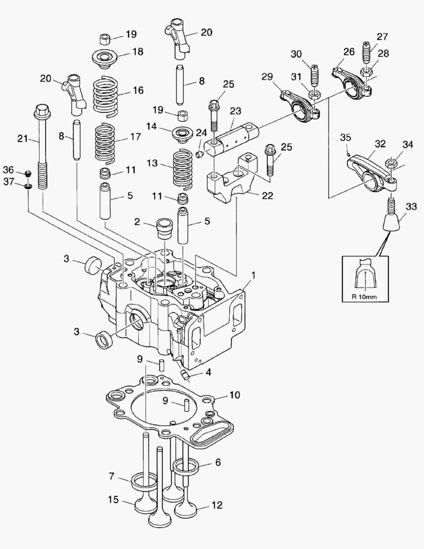 G010-16 CYLINDER HEAD купить в СПб