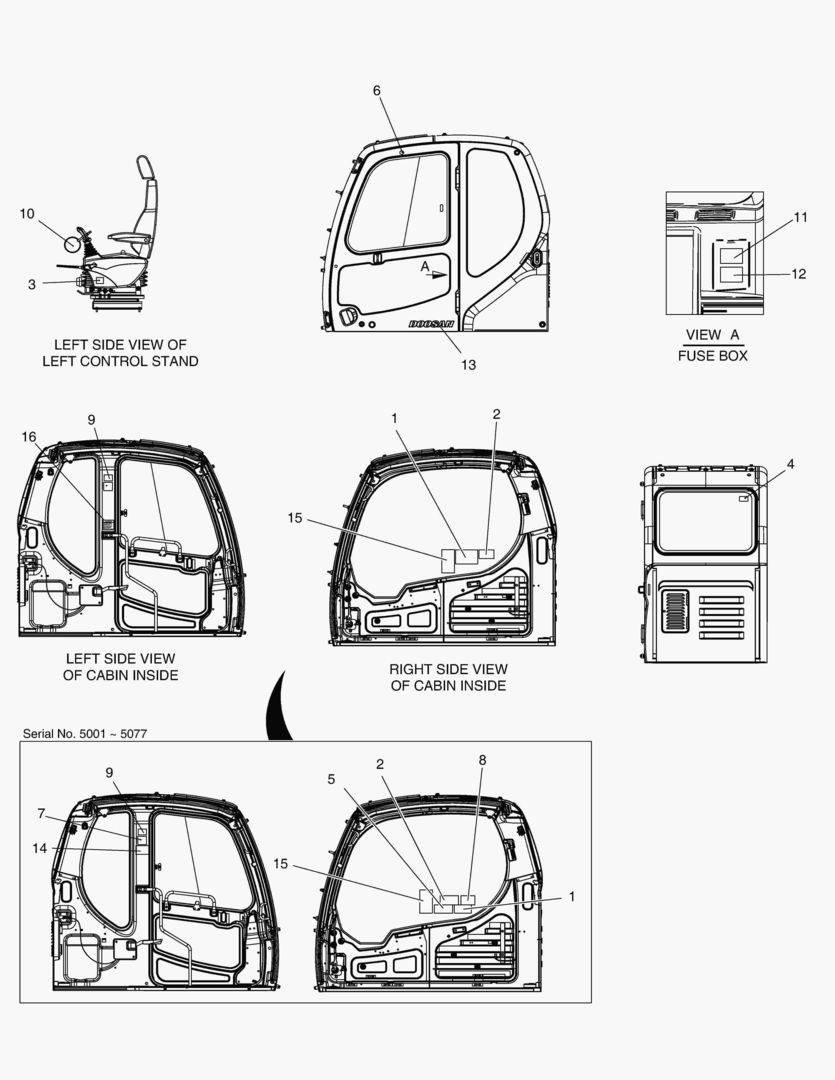 5140 DECAL - CABIN(EXPORT) [5001~5201]
