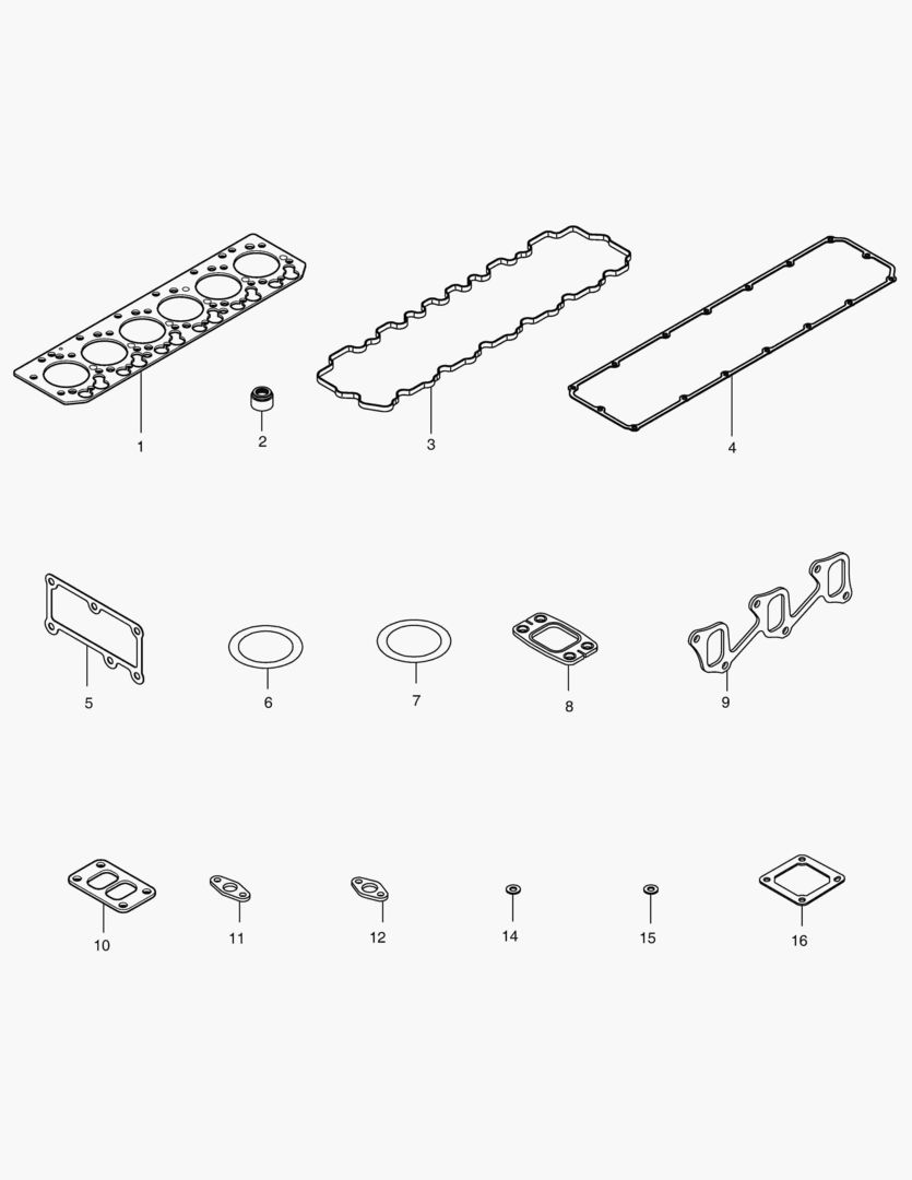 041 OVERHAUL GASKET KIT - TOP купить в СПб