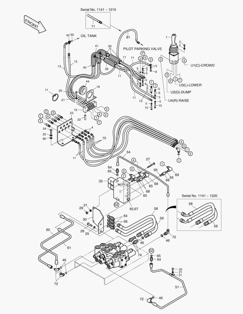 1241 PILOT PIPING-3 SPOOL OPT.(TOSHIBA) [1141~] купить в СПб