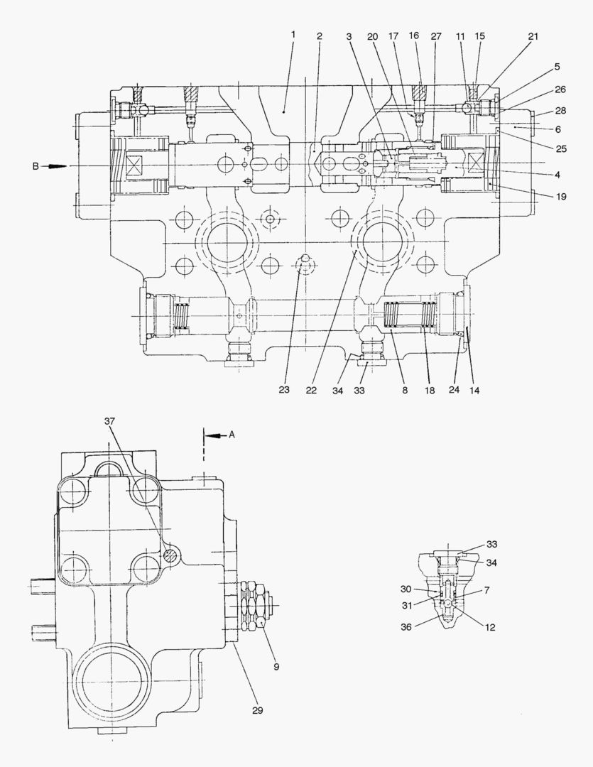 4260 COUNTER BALANCE VALVE-TRAVEL MOTOR [1001~1448]
