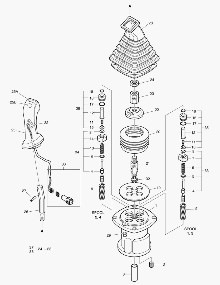 4750 JOYSTICK VALVE - ROPS купить в СПб
