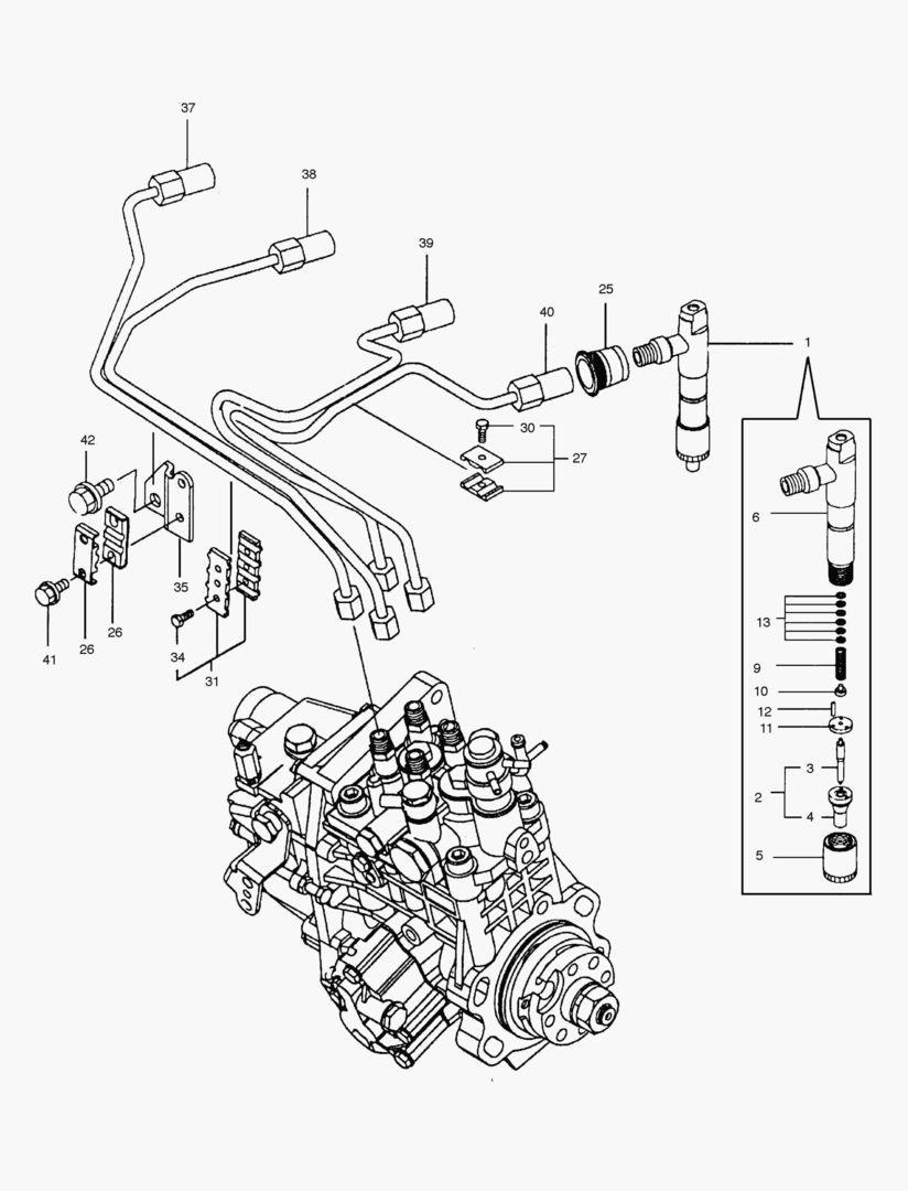 061 INJECTION PIPE [31891~] купить в СПб