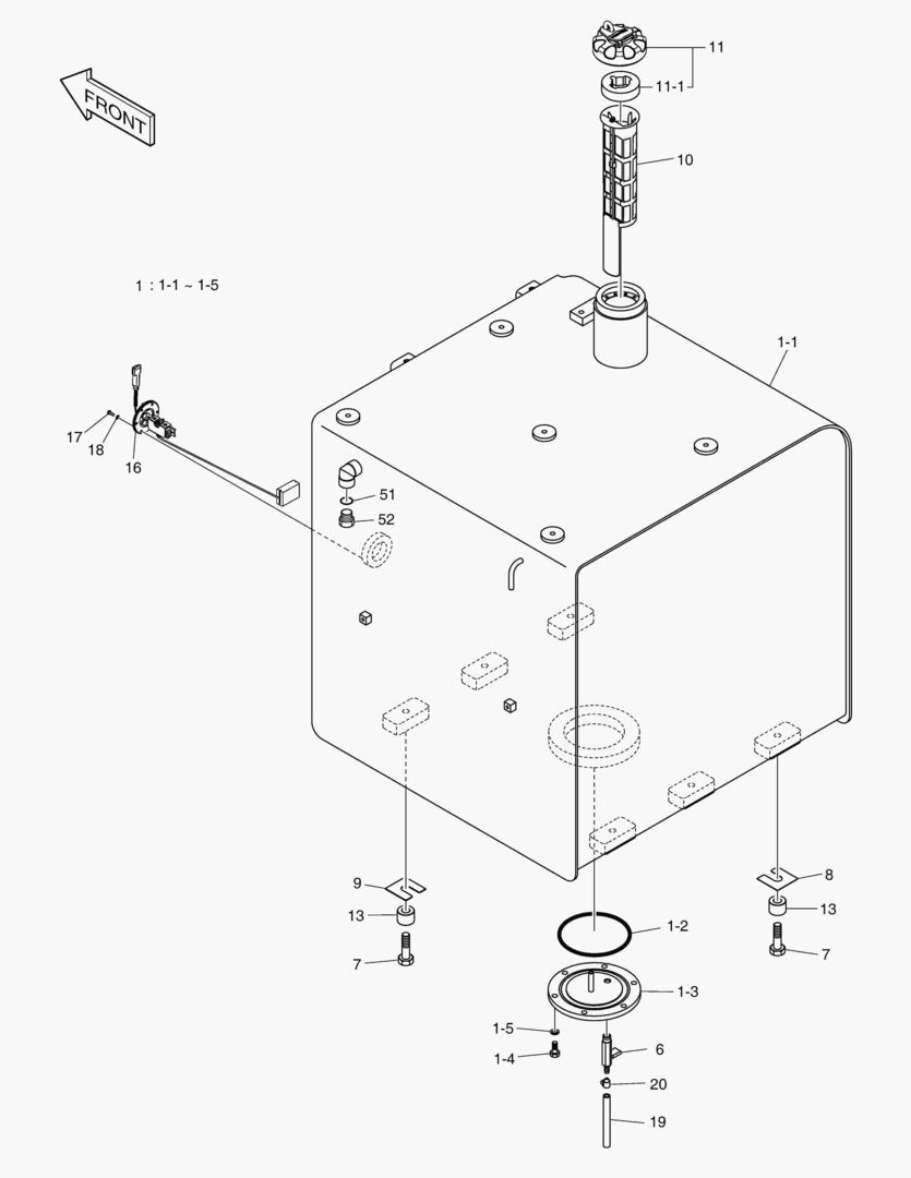 1191 FUEL TANK купить в СПб