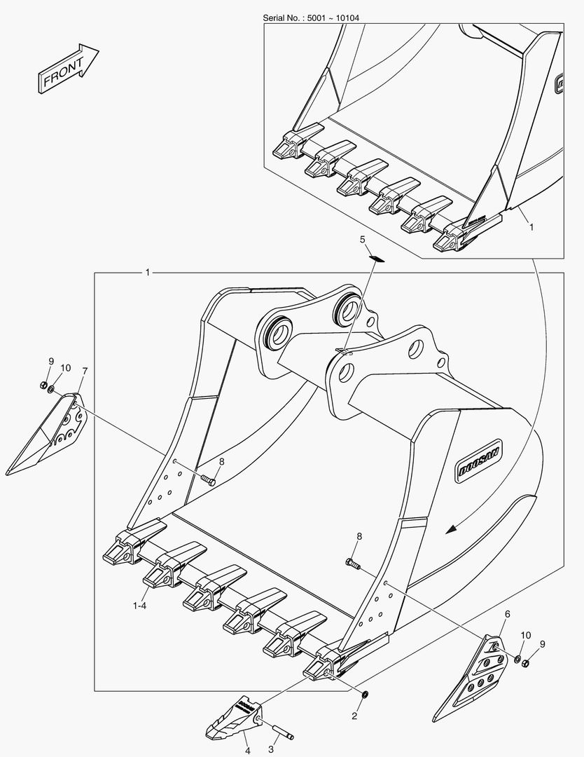 7860 BUCKET ASS`Y - 2.91mВі - H CLASS купить в СПб