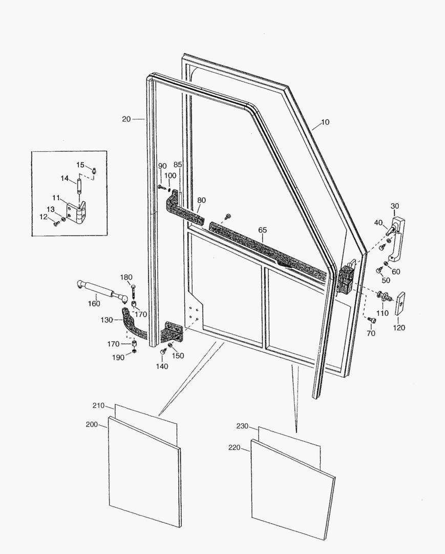 G340-2 CABIN DOOR купить в СПб