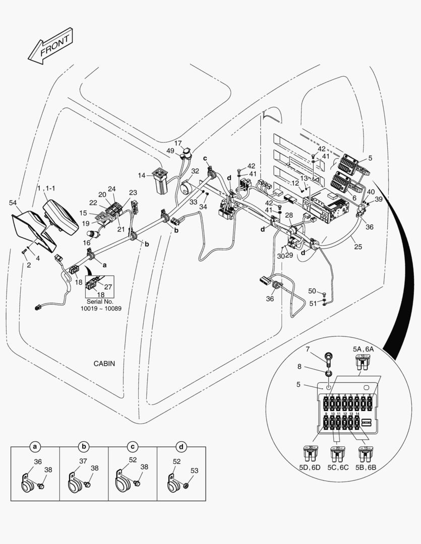 1731 ELECTRIC PARTS - CABIN [10019~10098] купить в СПб