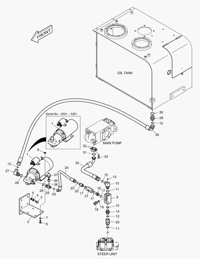5100 EMERGENCY STEERING [5001~5514] купить в СПб