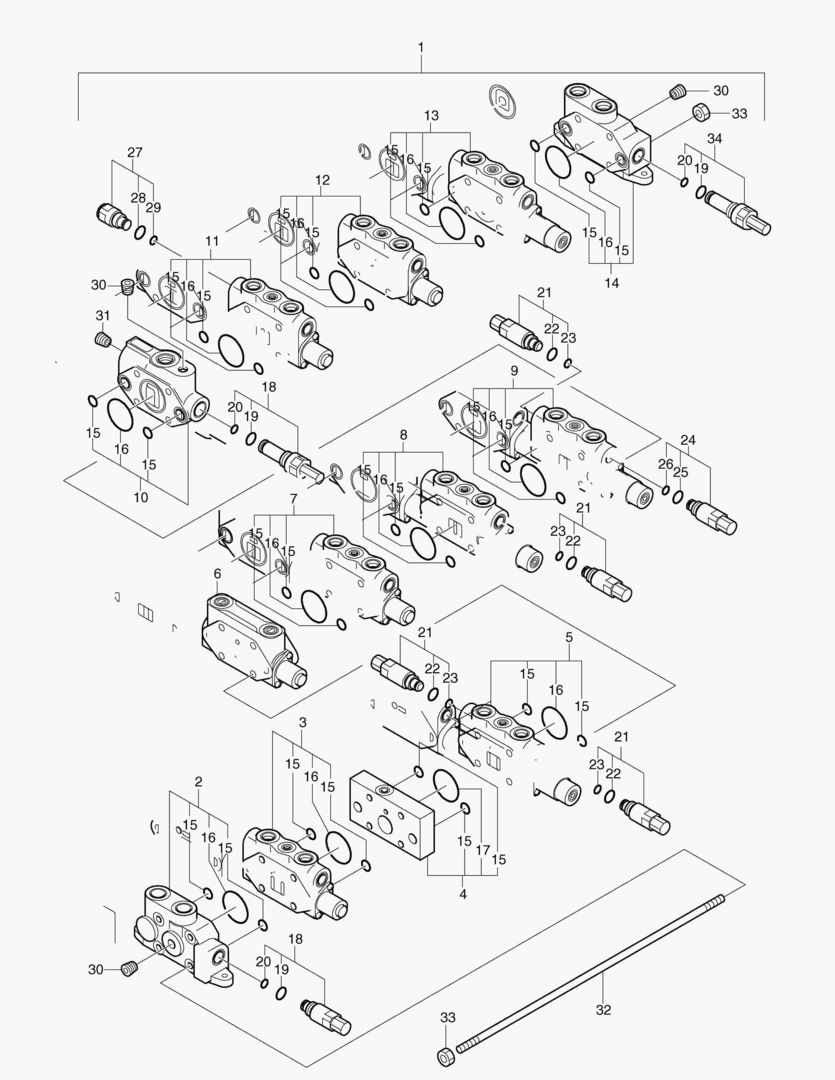 2100 CONTROL VALVE(1) [1~296] купить в СПб
