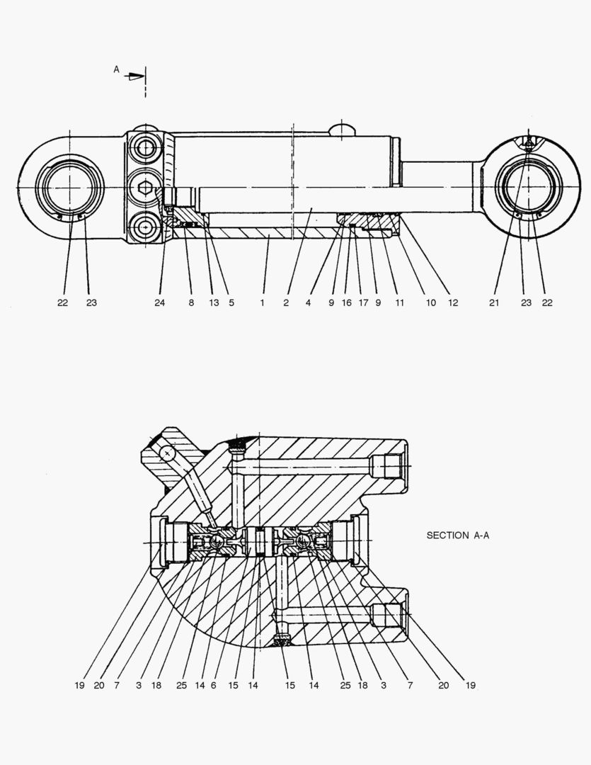 4490 OUTRIGGER CYLINDER [1~1294] купить в СПб