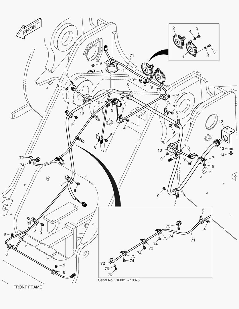 1600 ELECTRIC PARTS - FRONT [10001~10078] купить в СПб