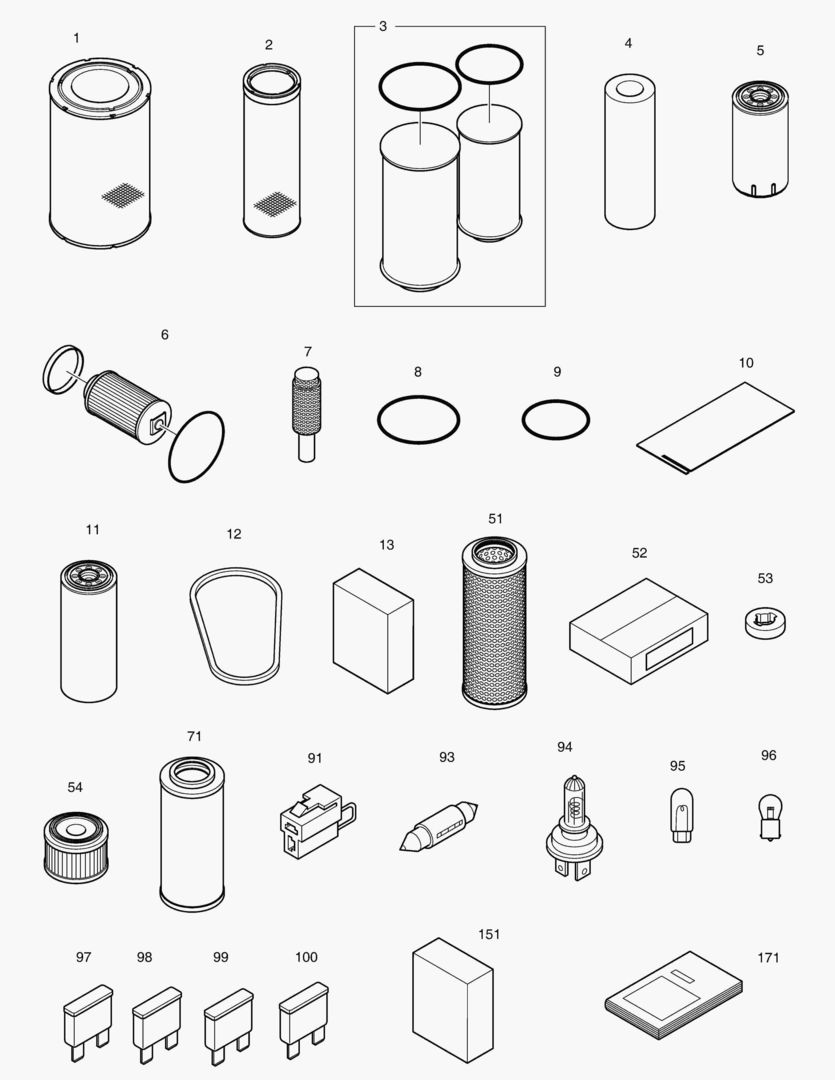 4110 SPARE PARTS купить в СПб