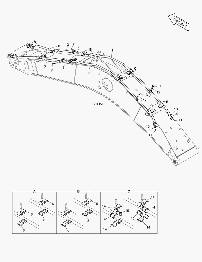 6660 BOOM PIPING - ONE & TWO WAY(BOOM 6.2m) купить в СПб