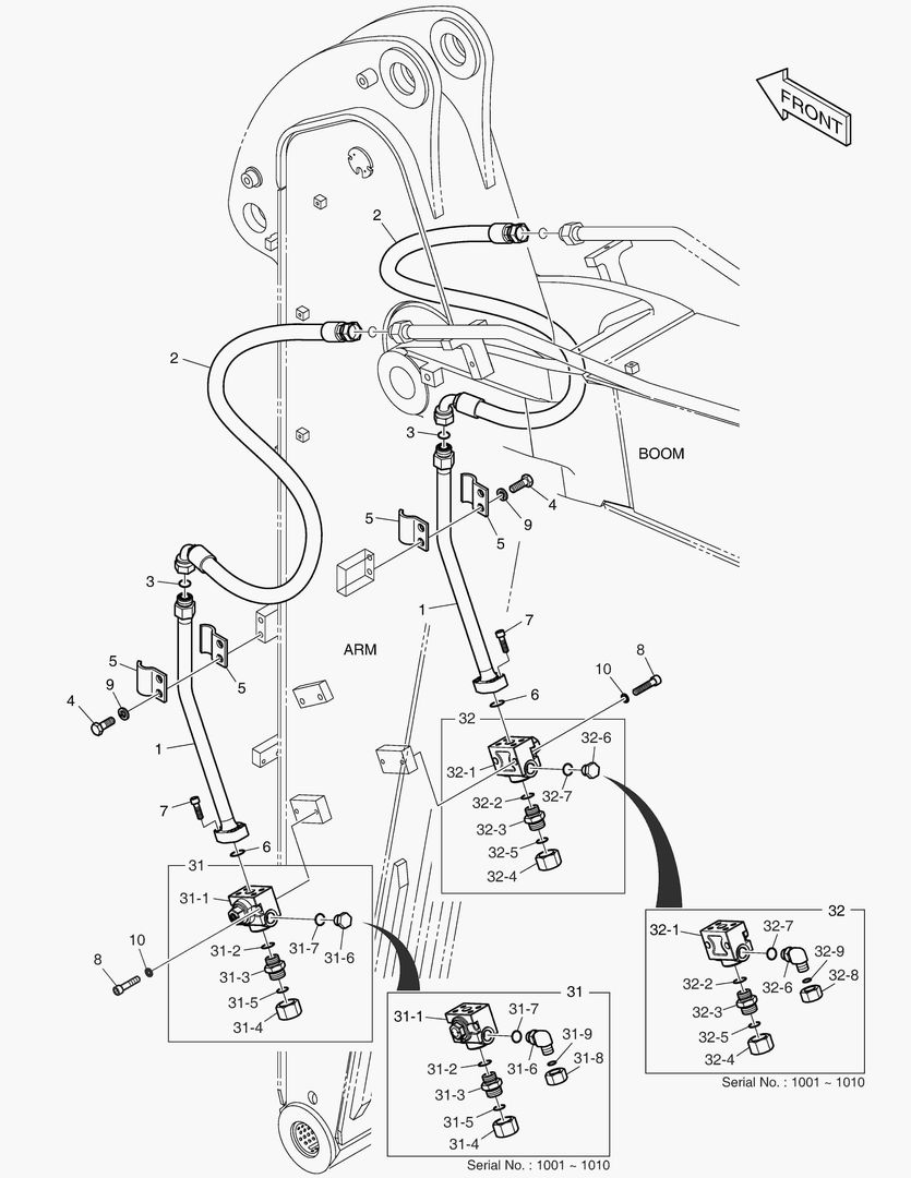 6210 ARM PIPING - ONE & TWO WAY(ARM-2.1m) купить в СПб